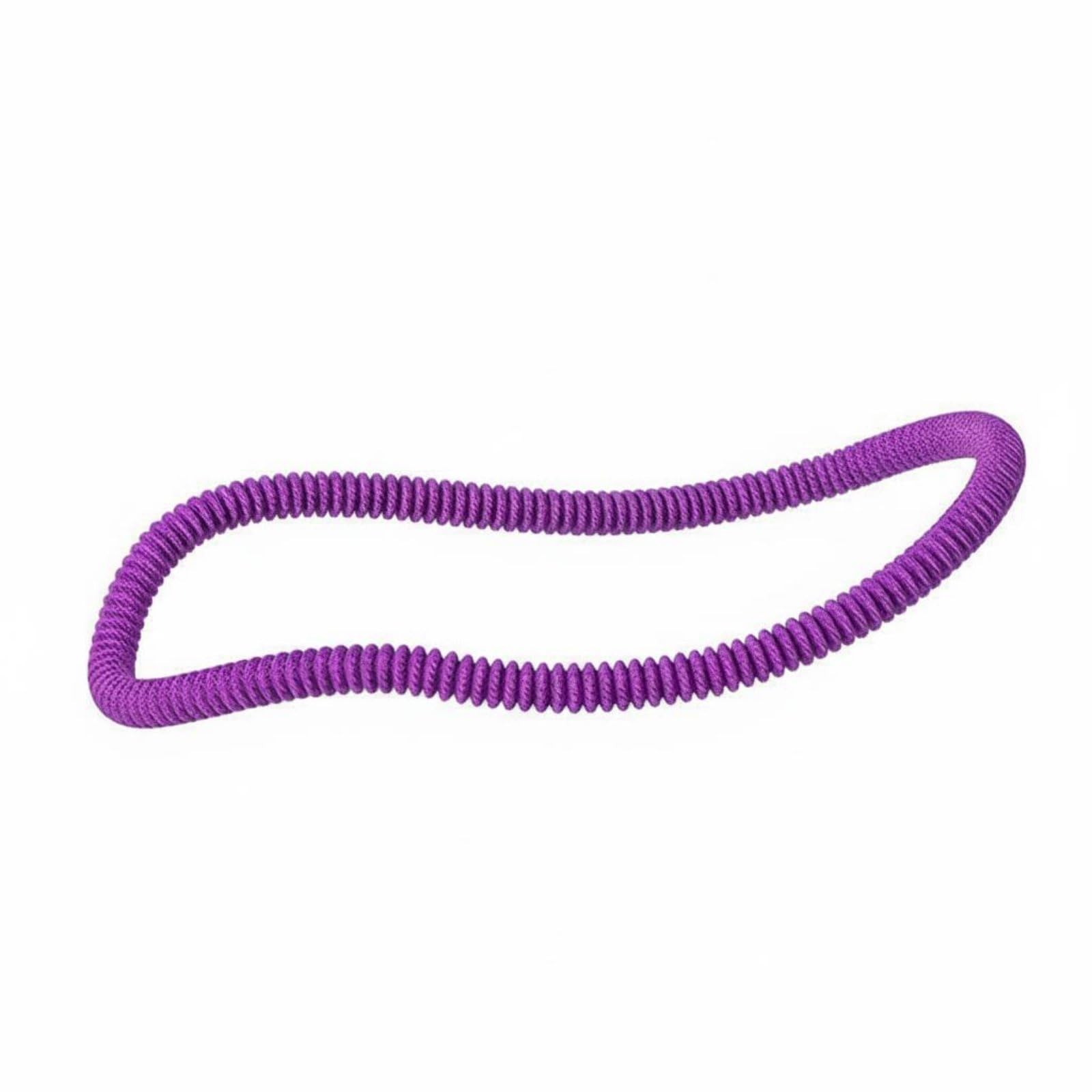 Fitness Hoop Bauchtrainer Reifen Trainingsreifen Taillenreifen mit Gepolsterter Oberfläche Und Internem Federkern für Effizientes Core Workout für, Lila, Polyester