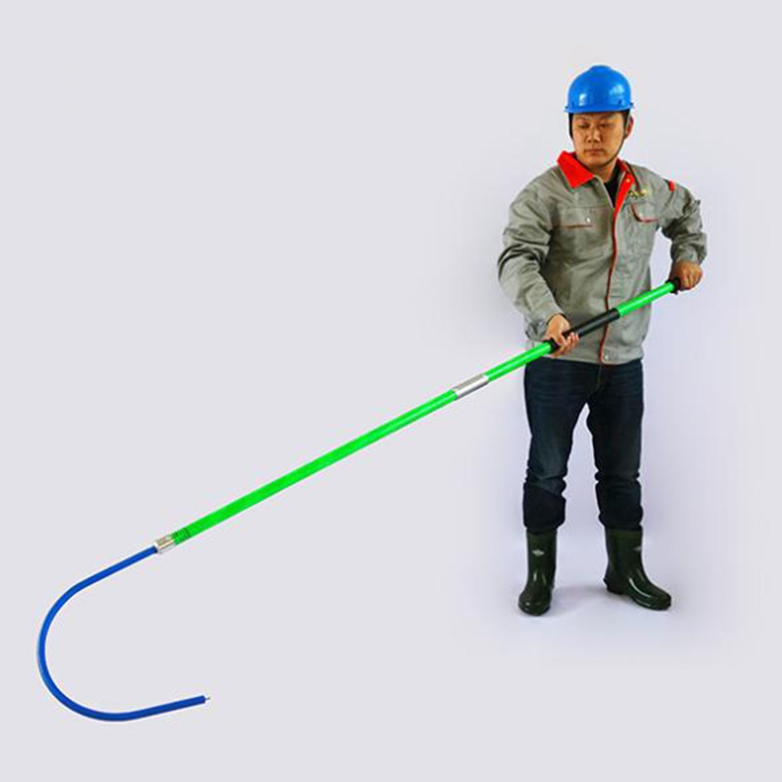 Gancho de rescate eléctrico aislado de fibra de vidrio con resistencia hasta 220kV