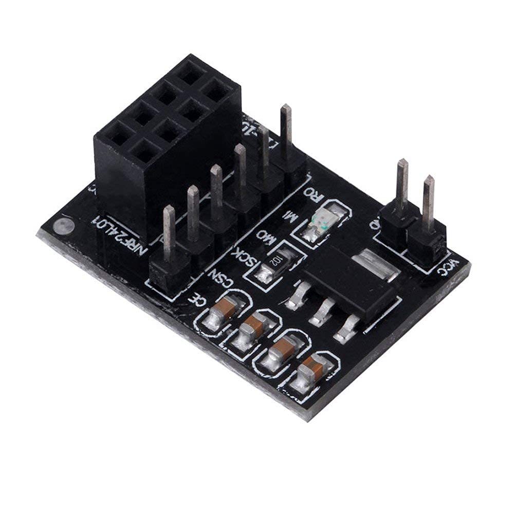 Auto Botix NRF24L01 NRF 8 pin Socket Breakout Adapter Module Board 3.3V Regulator Plate + Wireless Transceiver​ Module compatible with Arduino (B0CPZFMLTH) Amazon Price History, Amazon Price Tracker