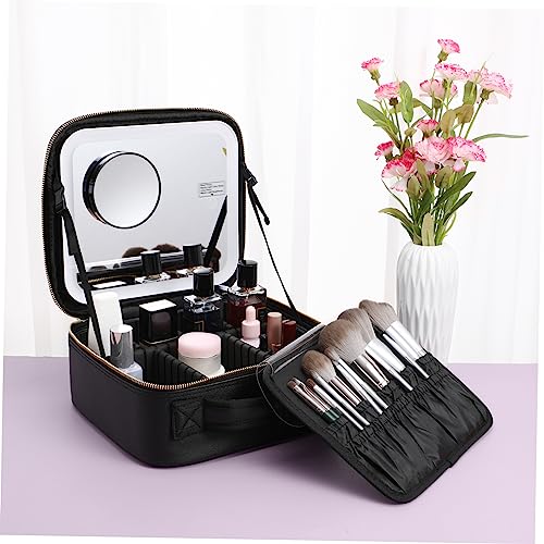TEHAUX Grandes Bolsas De Maquiagem Bolsa De Maquiagem Grande Bolsa De Extra Grande Bolsa De Maquiage