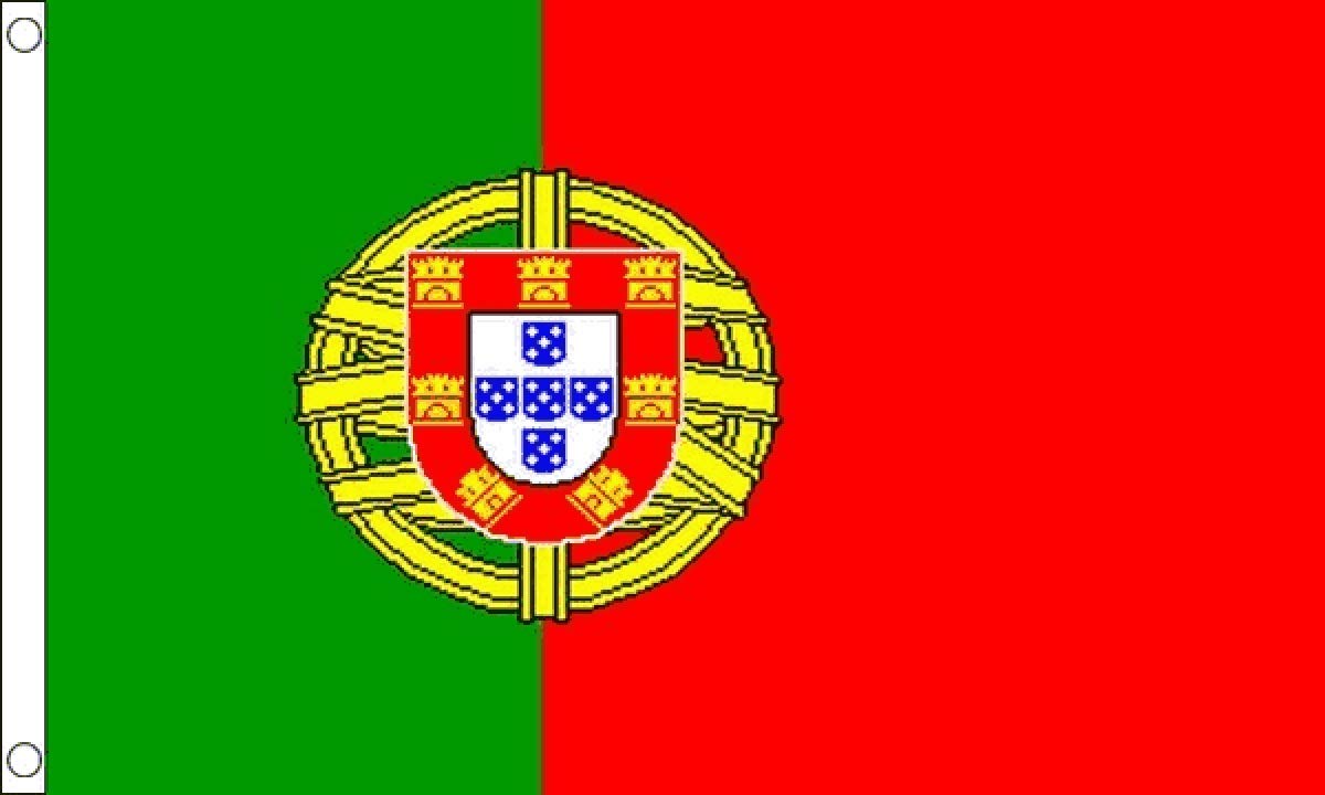 Portugal Flag 5 x 3 FT - 100% Polyester With Eyelets FlagSuperstore©, Red,Green,Yellow,Blue,white
