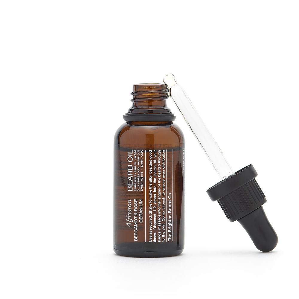 Brighton Beard Company Alfriston, Bergamot & Rose Geranium, Nourishing, Luxury Handmade Beard Oil 30ml