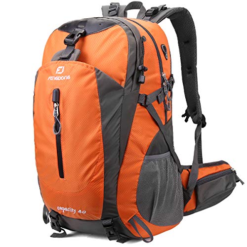FENGDONG 40L Waterproof Lightweight Outdoor Daypack Hiking,Camping,Travel Backpack for Men Women...