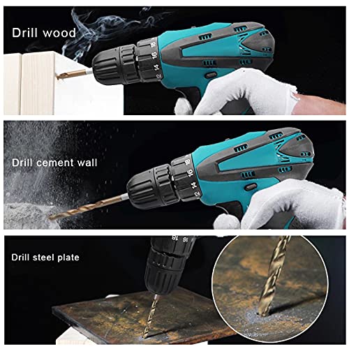 MFJFHK Elektrische Bohrmaschine Akku-Bohrschrauber Mini Wireless Bohrer Akku 12 V Elektrowerkzeuge Geschwindigkeit und… – Bild 3