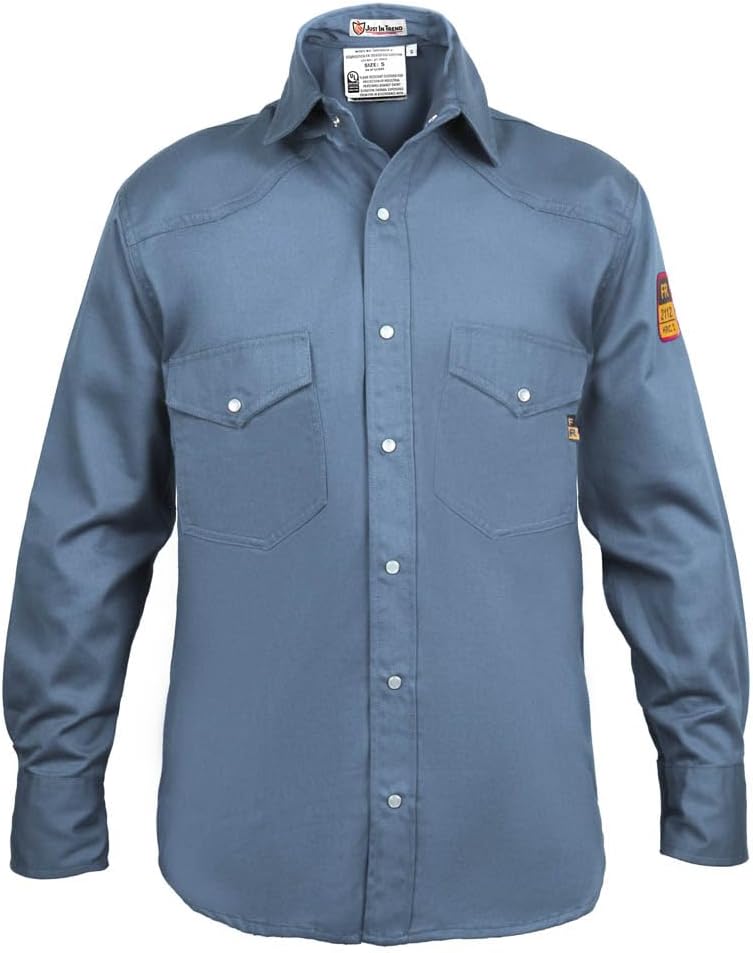 FR Welding Shirt – Flame Resistant, Fire Retardant, 100% Cotton, 7oz Lightweight