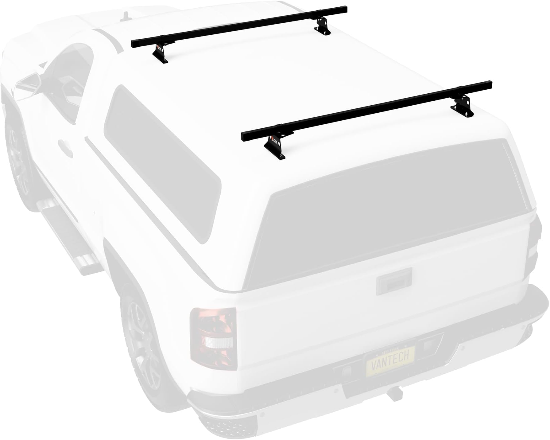 Universal Pickup Topper M1000 Ladder Rack w/ 60" Bar Steel Black