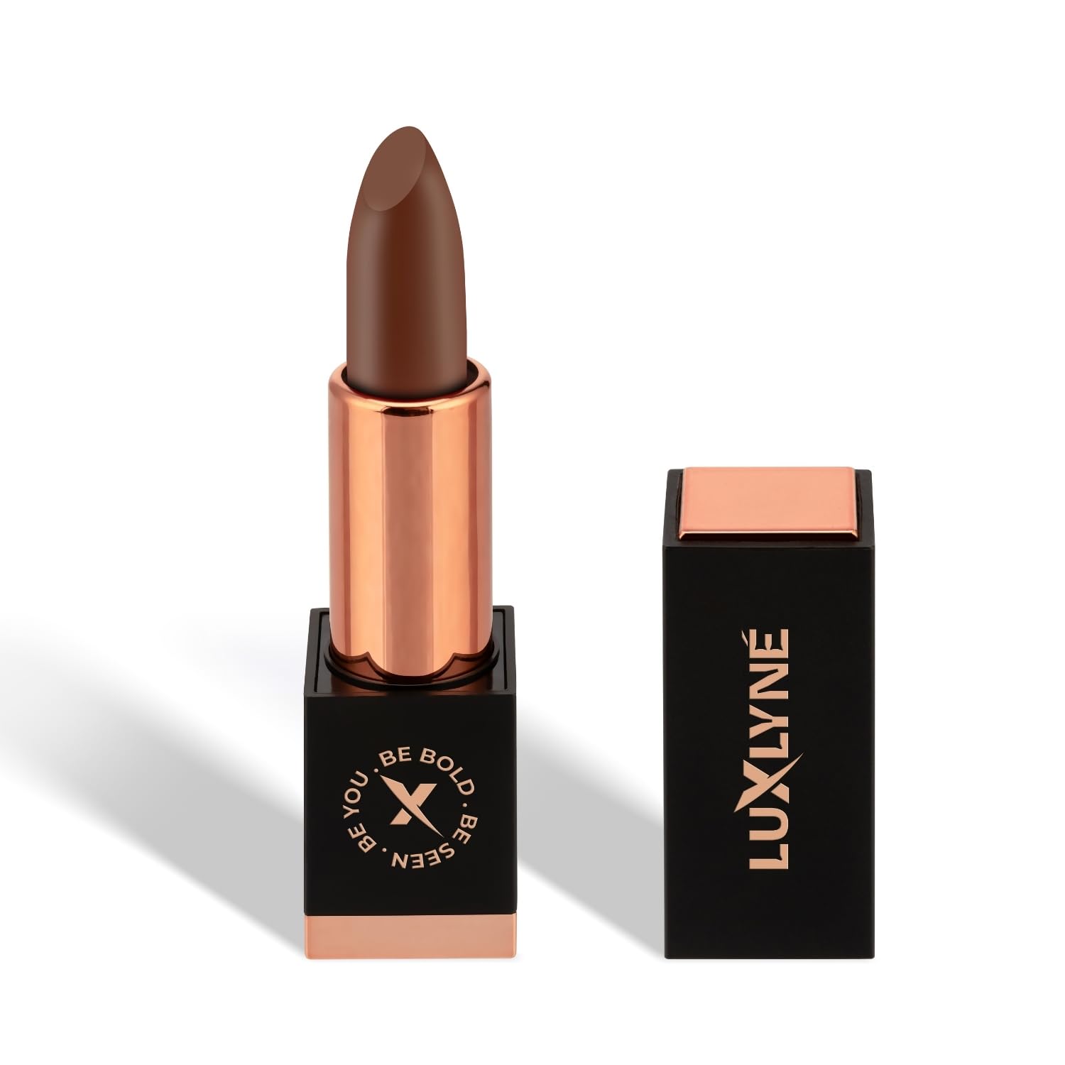 “Mocha Mystique” (Espresso) Bullet Lipstick | SPF 30 | Triple Wax Formula (Beeswax, Carnauba, Calendula) | Hydrating Oils (Castor, Jojoba, Argan) | Vitamin C, E & Hydrolysed Collagen | Velvet Matte, Long Lasting, One Swipe Pigment, 4 g-image-16