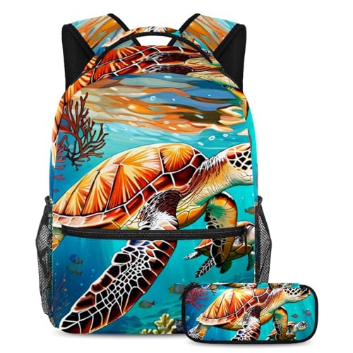 Sac à dos tortue de mer grand format pour ranger toutes ses affaires