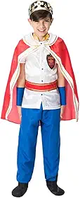 Fantasia de Rei Infantil Com Cinto Capa e Calça