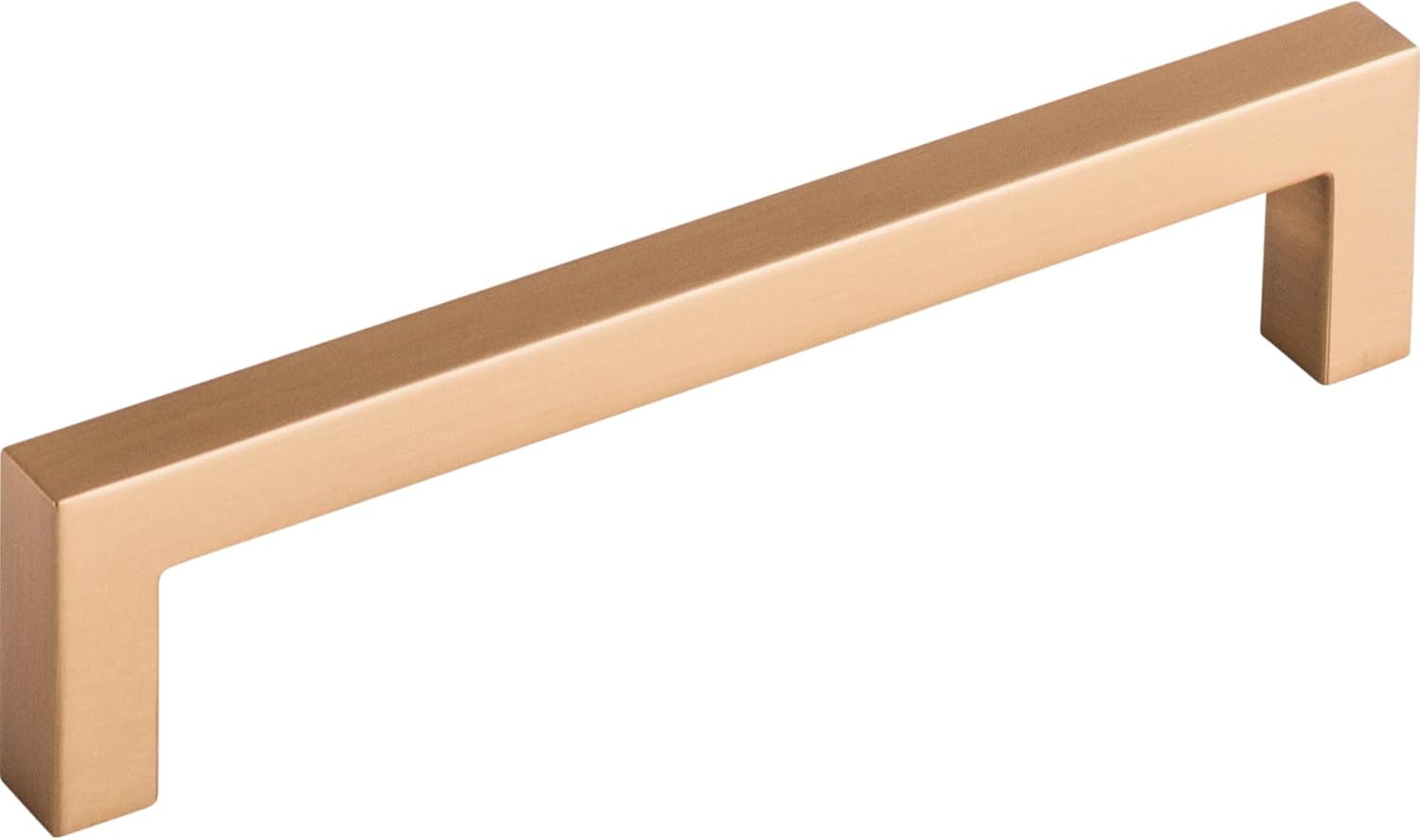 Top Knobs M1651 Nouveau III Collection 5-1/16" Square Bar Pull, Brushed Bronze