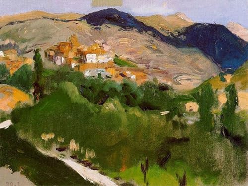 Peinture Sorolla Montagnes à Jacan pour habiller un grand mur vide