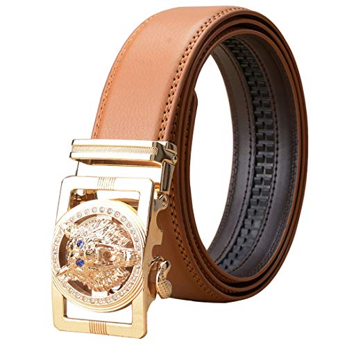 Ceinture ajustable homme ADU cuir véritable fini les trous usés