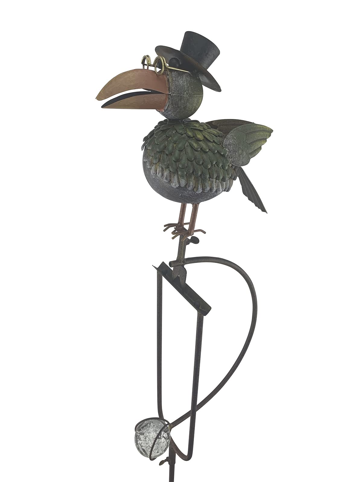 Red Carpet Studios Sitting Crow Balancing Garden Rocker, 55-Inch, Medium