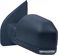 Vista 5 de Reemplazo de espejo retrovisor del lado del conductor izquierdo con textura, cubierta trasera, eléctrico y calefactado con luz de señal para Ford