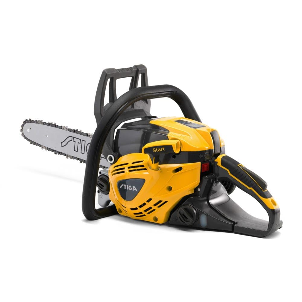 STIGA CS 540 (14") piła łańcuchowa, silnik 1,6 kW, 38,5 cc, szyna 35 cm, obudowa korby magnezowej, automatycznie regulowana pompa olejowa, ergonomiczny uchwyt Soft-Touch
