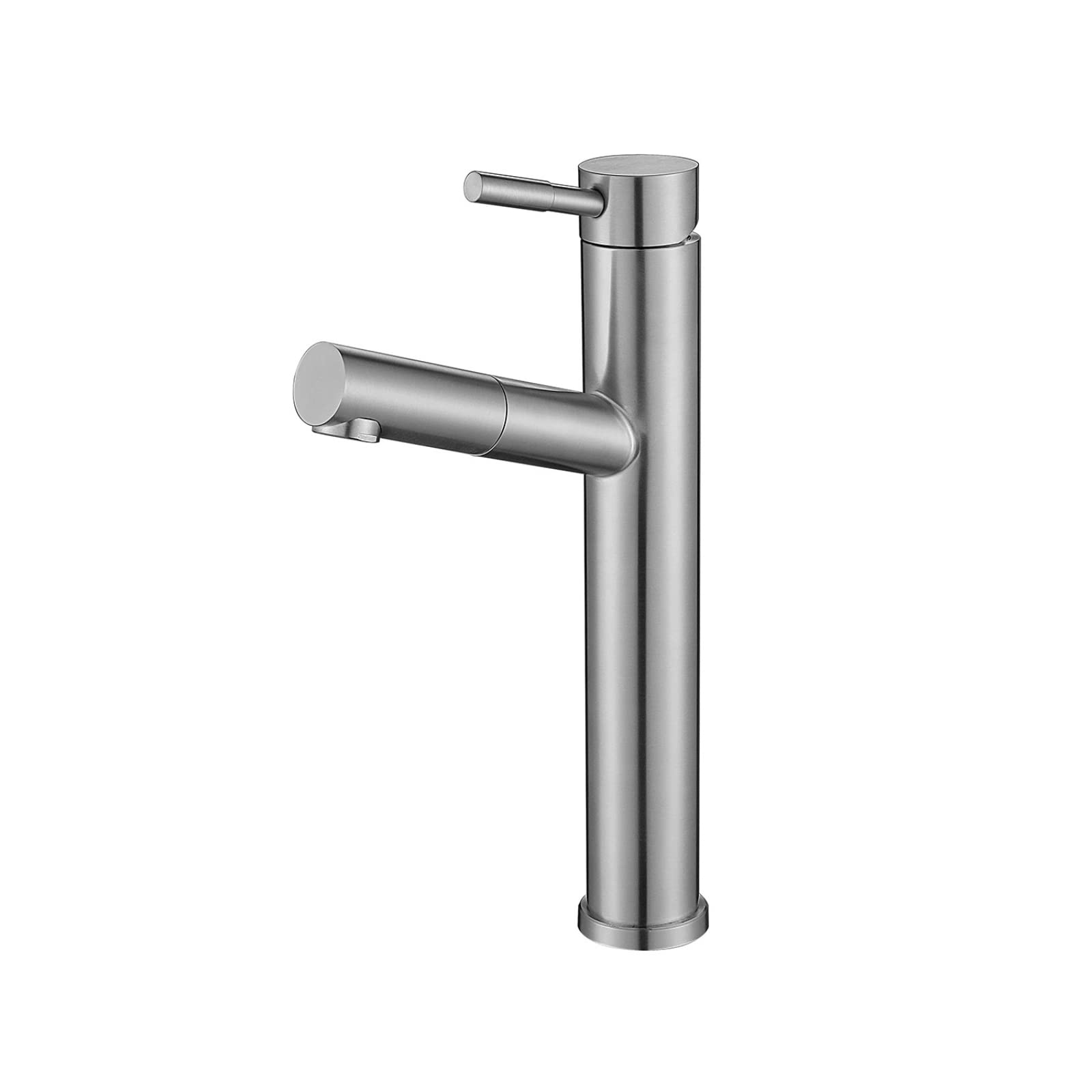 Mitigeur de lavabo de salle de bain rétractable contre les éclaboussures