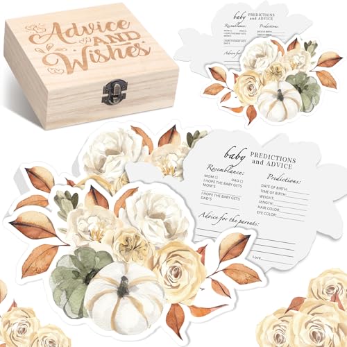 RattanView 50 Pcs Double Side Fall Retro Baby Prediction and Advice...