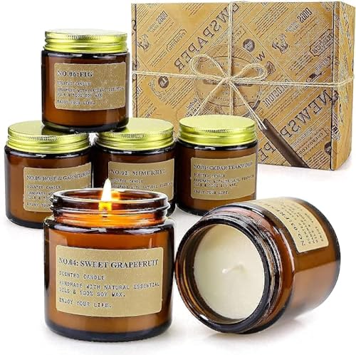 Coloro Scented Sleep Candles Pair Deep Sleep & Sweet Dream for Relaxation | SPA | Aromatherapy Gift Box Men and Women 6pc and 2pc Candle Box