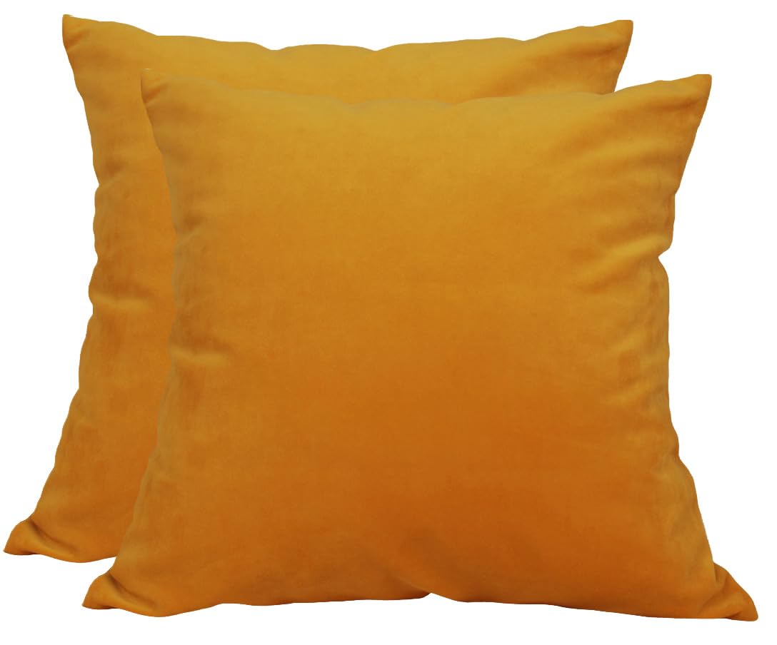 TangDepot 2-Pack Super Soft Velvet Pillow Covers, 20x20 Grass Green — view 116