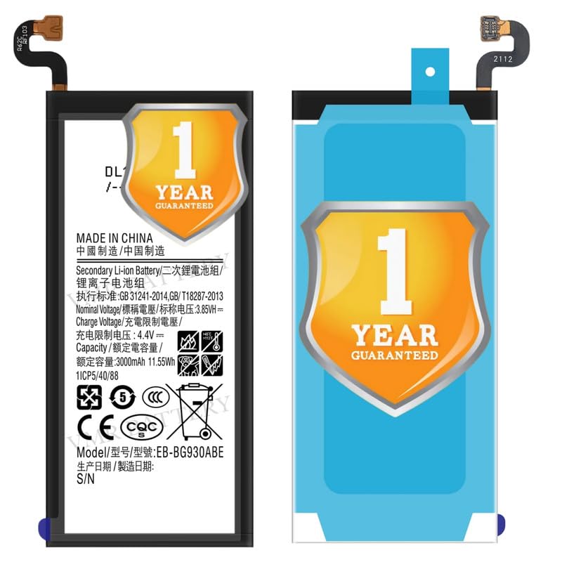 Image of Original EB-BG930ABE Battery Compatible for Samsung Galaxy S7 (SM-G930F) - (3000mAh) - 1 Year Warranty K7