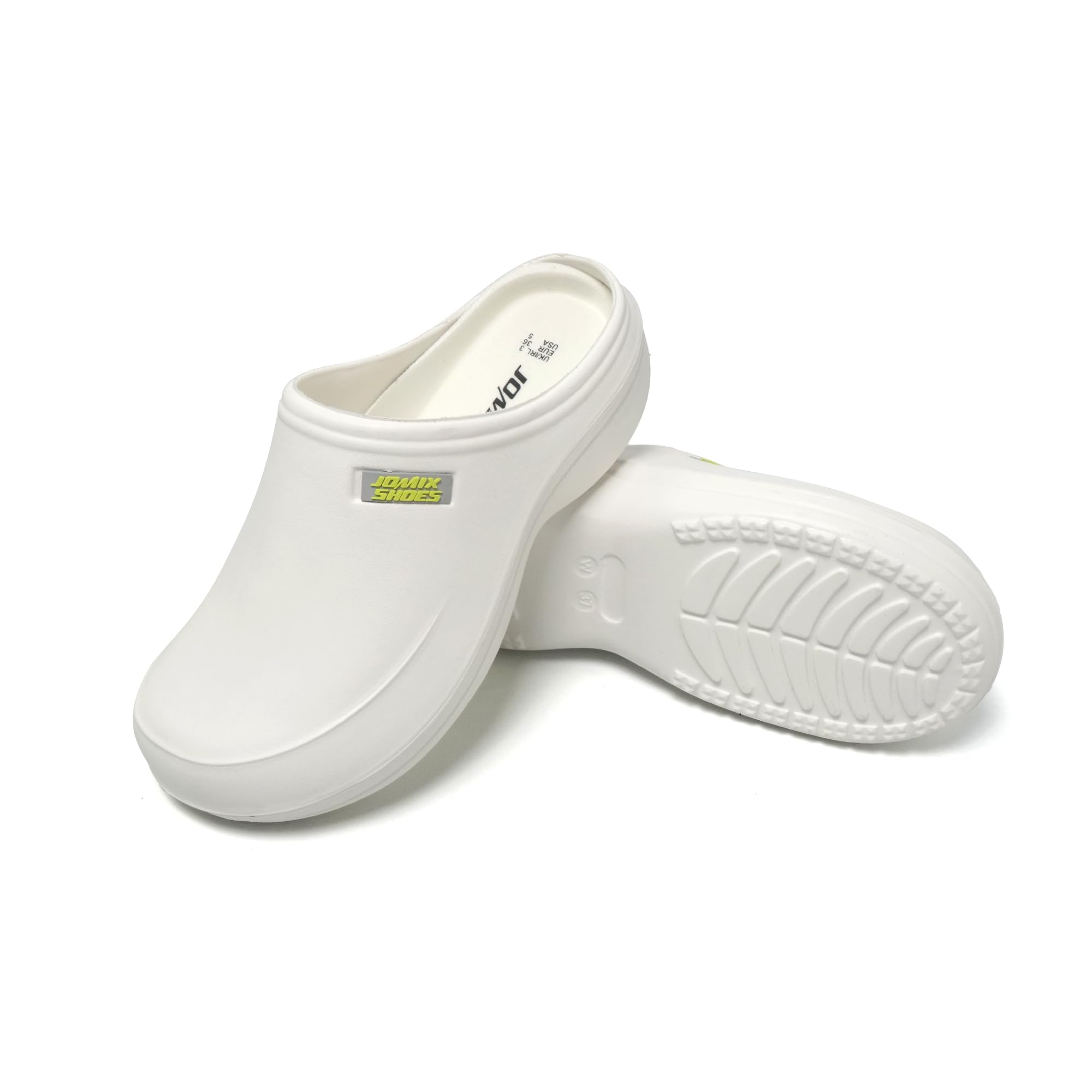 JOMIX Zoccoli Sanitari Donna Ciabatte in Gomma Eva Pantofole Sabot da Giardino Ospedale Cucina