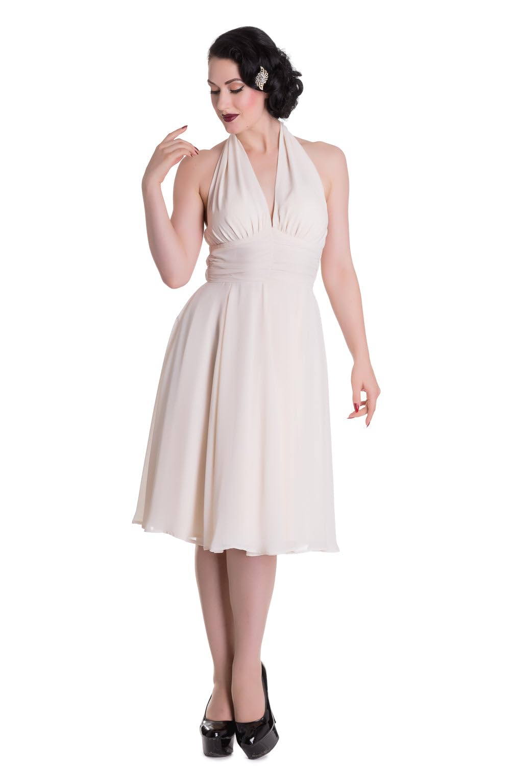 Hell Bunny Monroe Dress Black