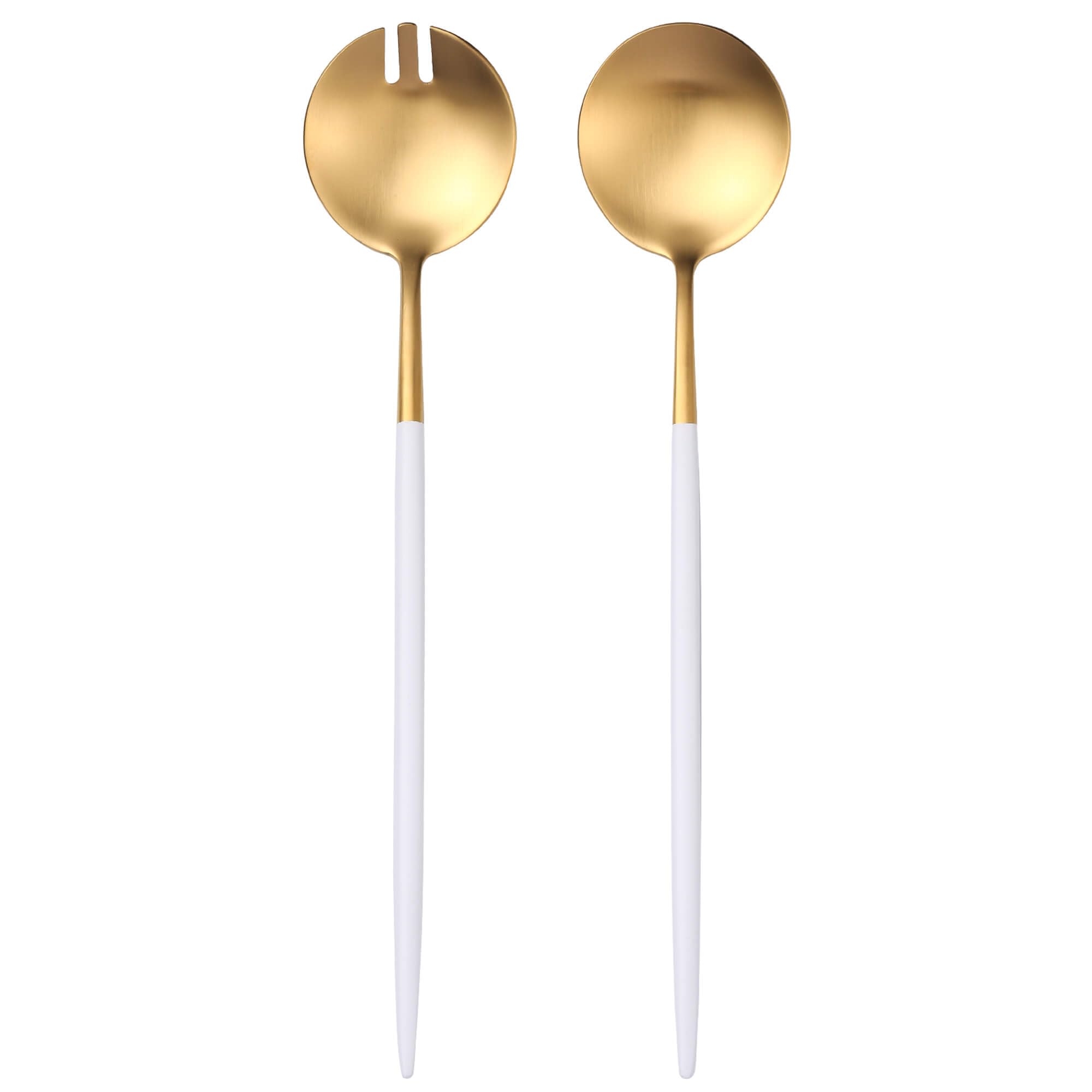 Lemeya Gold Salad Servers - Stainless Steel -1