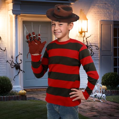 Disfraz de asesino pesadilla para niños Halloween miniatura 5