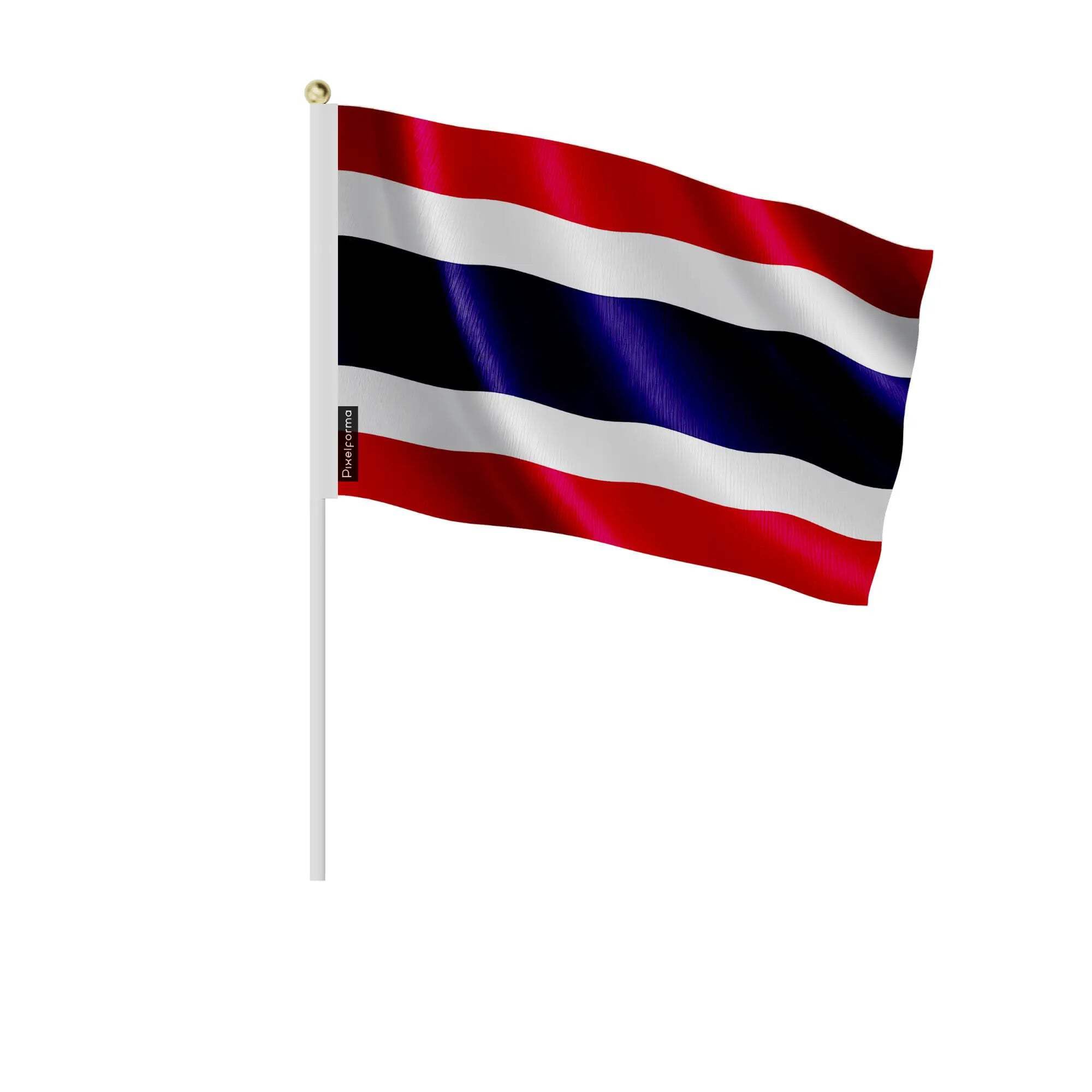 Drapeau Thaïlande 30x45cm en lot de 100 pièces mini pavillons