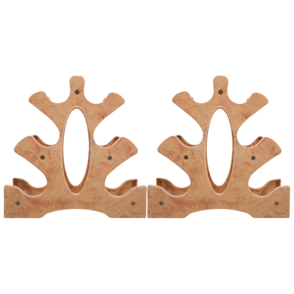 ibasenice 2pcs Dumbbell Rack Compact Dumbbell Holder Stand For Home Gym Three-tier Weight Rack Space-saving Fitness Equipment Organizer