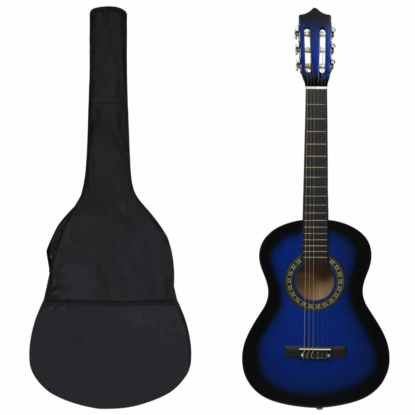 Set Chitarra Classica per Principianti 8 pz Blu 1/2 34",Arte e Svago,Hobby e Arti Creative,Strumenti Musicali,Strumenti a Corda,Chitarre-70125