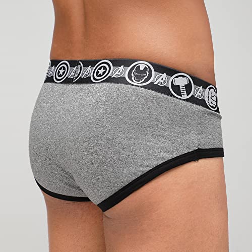 Image of Zoiro Men Cotton Blend Printed Marvel Brief Pack of 2 |Colours May Vary