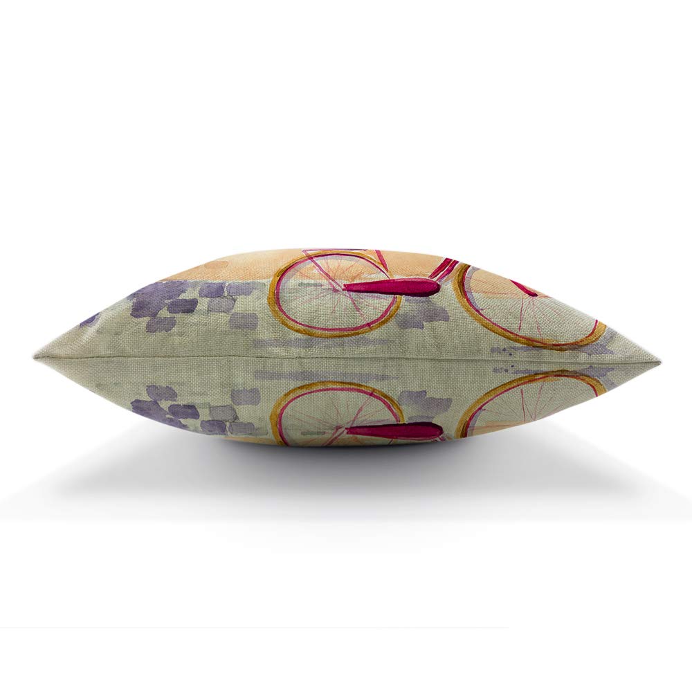 Funda Cojines Del Sofá 50x50cm,Floral, Dibujado A Mano Plantas