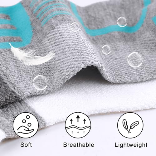 shnn 10/15 Pairs Womens Ankle Socks Lightweight Breathable Casual Low Cut Socks for Women With Heel Tab