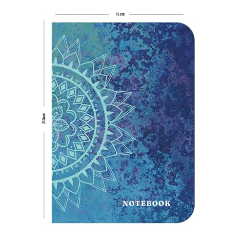 Image of KAANUKA A5 Notebook, 172 Pages, 80 GSM, Ruled, Themed Journals, Notebook For Home, Office, Personal Diary With Trackers, Best For Gifting