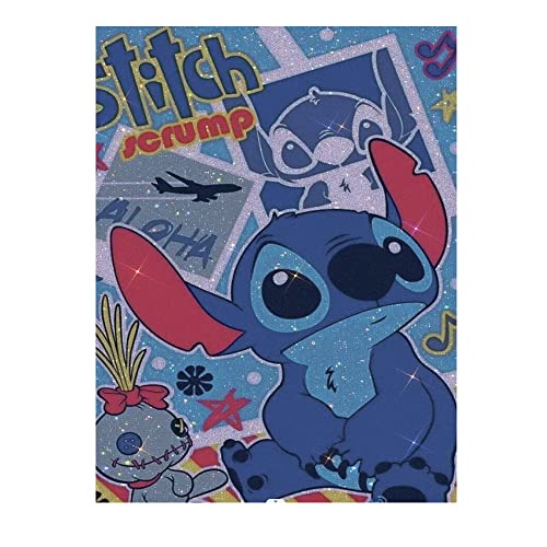 Kit Pintura de Diamante 5D Completa Kit, Dibujos animados Bricolaje Diamond Painting, Diamantes Cristal Artes Bordado Punto de Cruz Cuadros Pintura para Adultos Niños Decoración Cover