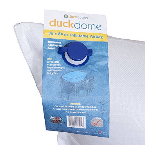 Duck Covers Dd2432 Duck Dome Airbag, 32" L X 24" W, White, Patio Furniture Covers #TOP6