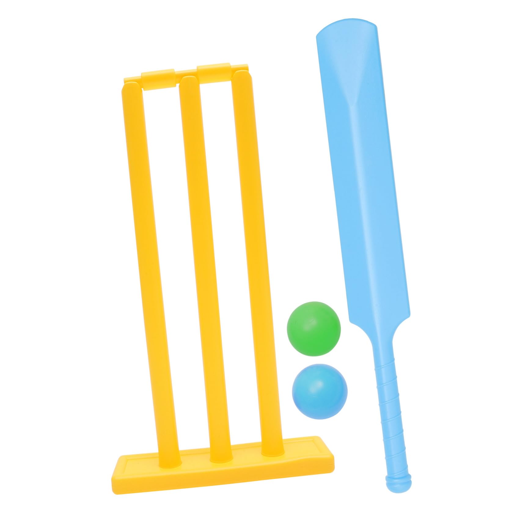 Juego de Cricket Infantil para Niños, Conjunto 4 Piezas, Material Resistente y Seguro, Colores Aleatorios, para Juegos Interiores y Exteriores, Deporte y Color Aleatorio
