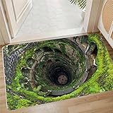 AVSMGP Alfombra Cloud Walk con Ilusión 3D, Disfruta La Máxima Suavidad con Nuestra Alfombra Forro Polar Dove- para Entrada, Baño,Escaleras,Sala Juegos Y El Salón,B,3'11'x5'3'/120x160cm