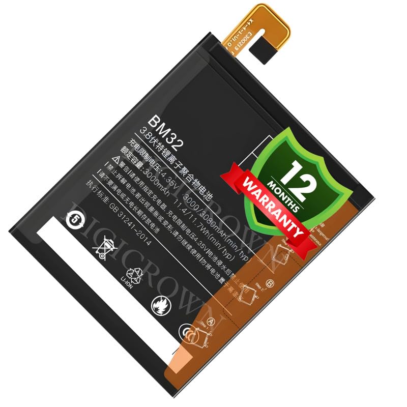 Image of Original BM32 Battery Compatible for Xiaomi Mi 4 - (3080mAh) - 1 Year Warranty DF7