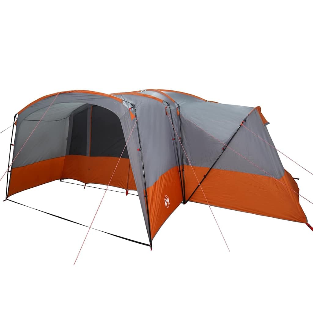 Genérico Tienda Familiar con Techo Gris y Naranja 760 x 645 x 230 cm,Deportes,Actividades al Aire Libre,Camping y Senderismo,Tiendas de campaña-42004061