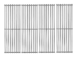 Votenli S6602D (4-Pack) 17 3/8" Stainless Steel Cooking Grid Grates Replacement for Broil King Baron 320, 340, 420, 440, 490 and Huntington 2122-64 2122-67 6020-54 6020-57 6020-64 Broil-Mate,Sterling