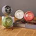 rjuwurv Metal Desk Clock, Retro Bedroom Table Vintage Analog Alarm Clock, Silent Non-Ticking Gold Clock, Bedside Décor(Olive-Green)