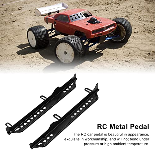 Pedal de carro de controle remoto, pedal lateral RC acabamento requintado 245 mm ferro alta simulaçã