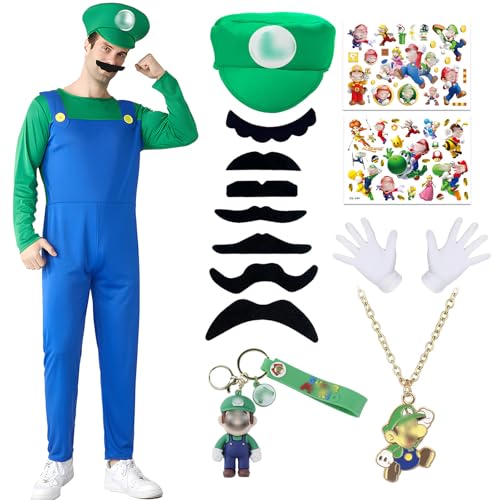 Ya en mundofriki.es: Kitimi Disfraz de Mari Adulto Niños, Disfraz con Body, Gorro, Llavero y Guantes, Carnaval Halloween Cosplay Decoración para Niño Mujer Niño Adulto(Adultos - Verde,L)