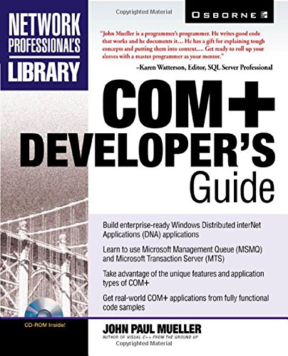 COM+ Developer's Guide (Professional Developer's Library)