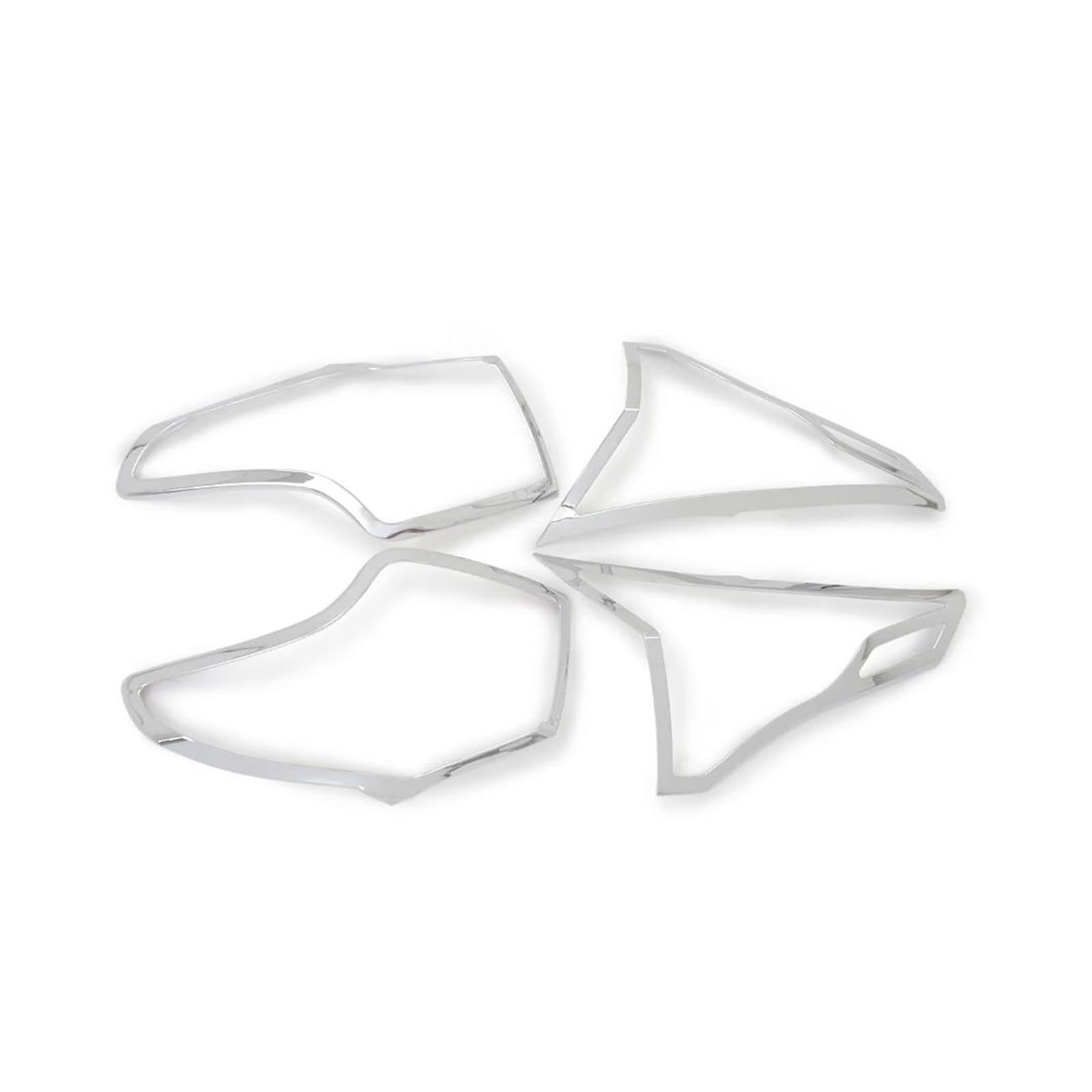 Luz trasera cromada para coche Toyota RAV4 protector de faros 5
