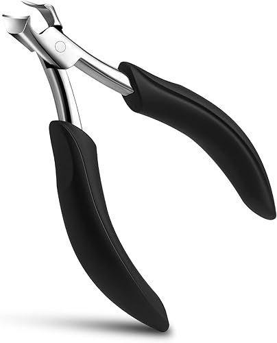 Miniatura 8 de FVION Innovador cortaúñas de cabeza angulada, cortaúñas profesional para uñas gruesas para personas mayores, cortaúñas inclinadas con atrapador,