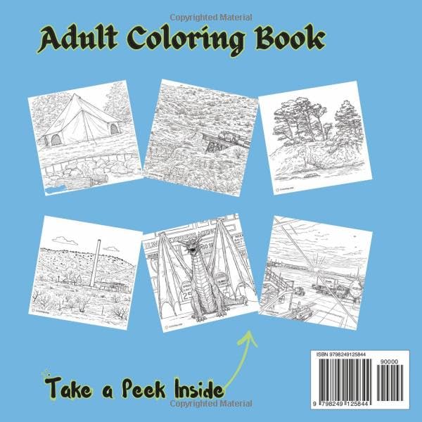 Travel Adventures: Adult Coloring Book Nature and Other Stuff you can see while Traveling image 3