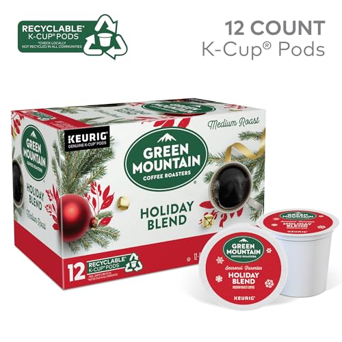 Image of Green Mountain Coffee Roasters K-Cups, Holiday Blend, 12 Count